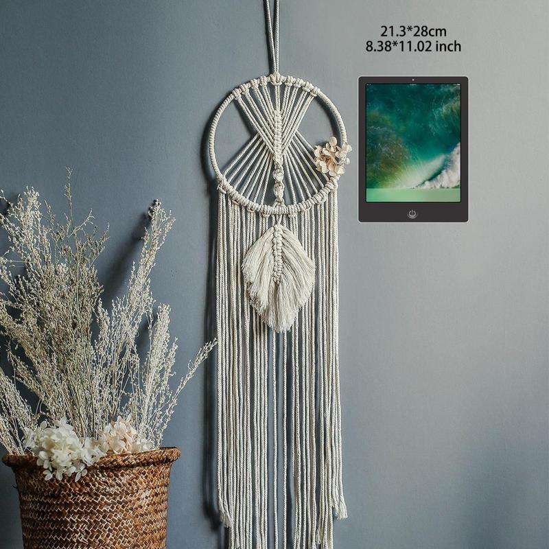 1 Count Handmade Dreamcatcher, Boho Style Dream Catcher, Hanging Decor for Home Living Room Bedroom