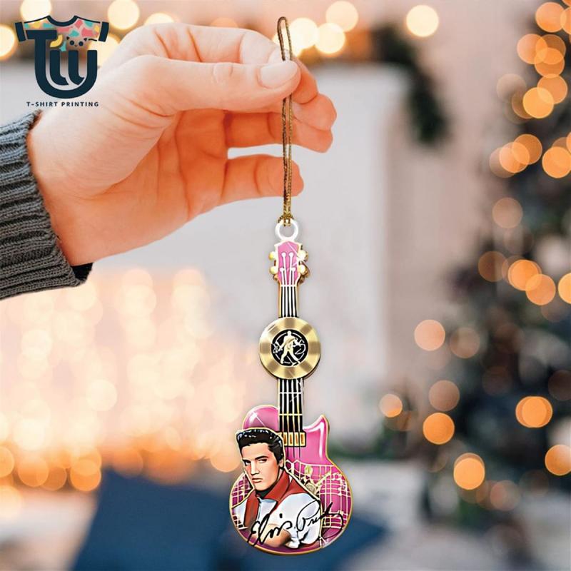 Elvis Presley Guitar Ornament Gift For Fans