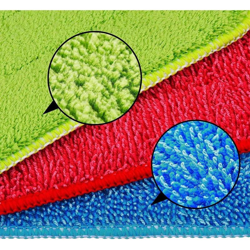 Microfiber Replacement Mop Pads, 18