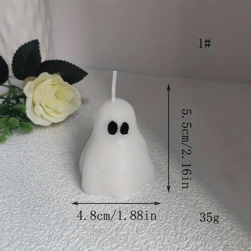 Cute Ghost Design Aromatherapy Candle, 1 Count Ghost Scented Candle, Decorative Candle for Home Decor, Vanilla Scented Candle