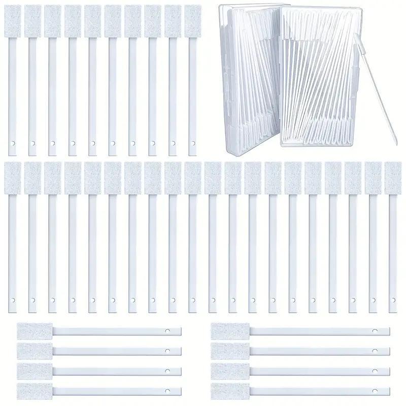 Disposable Crevice Cleaning Brush, 40pcs Multipurpose Small Scrub Cleaner Brush for Small Spaces & Toilet Bowl Corner & Window Groove, Kitchen Cleaning Supplies