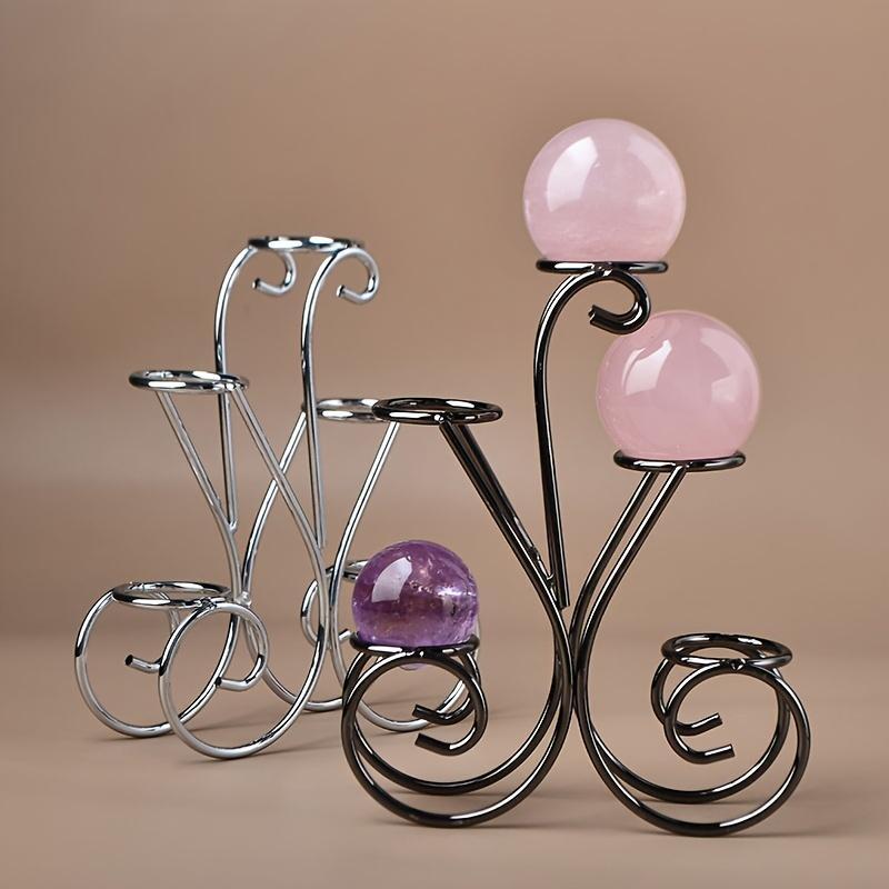 Irregular Shaped 5 In 1 Ball Base, 1 Count 5 Heads Crystal Ball Display Stand, Cake Display Stand For Home & Party Decoration