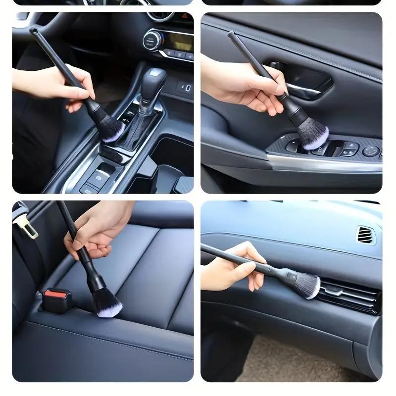 Car Interior Detail Brush, Soft Bristles Cleaning Brush, Car Interior Cleaning Tool, Car Dashboard Dust Brush, Car Wash Accessories