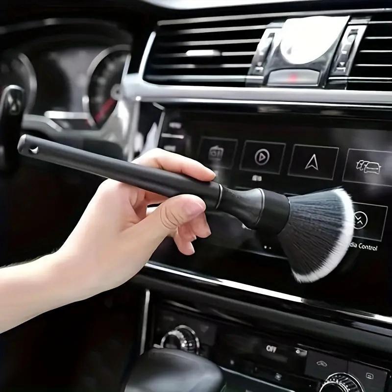 Car Interior Detail Brush, Soft Bristles Cleaning Brush, Car Interior Cleaning Tool, Car Dashboard Dust Brush, Car Wash Accessories