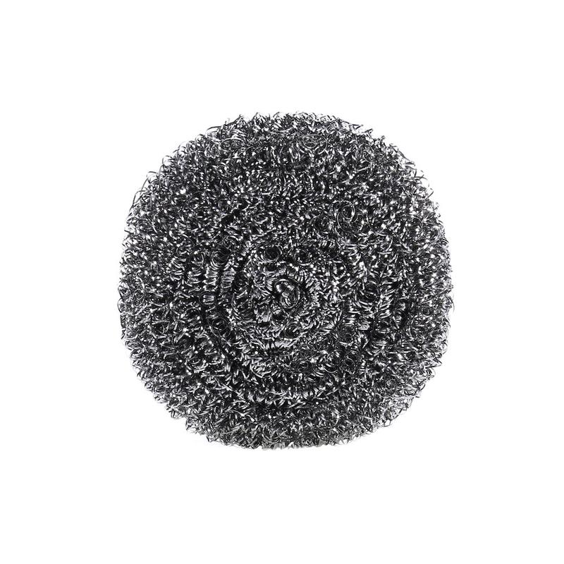 Stainless Steel Scourer Dish Bowl Cleaning Scourer Ball Scrubber For Kitchens（12PCS)