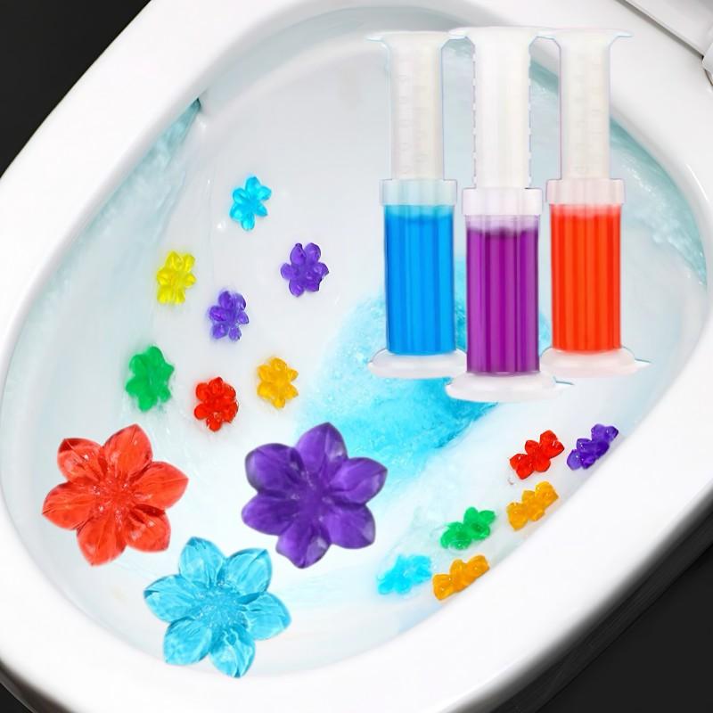 Kitchen, bathroom, and toilet deodorizing and fragrance retention cleaning flowers, one flower can be fragrant for 7 days, making the fragrance of the toilet long-lasting Household Scented