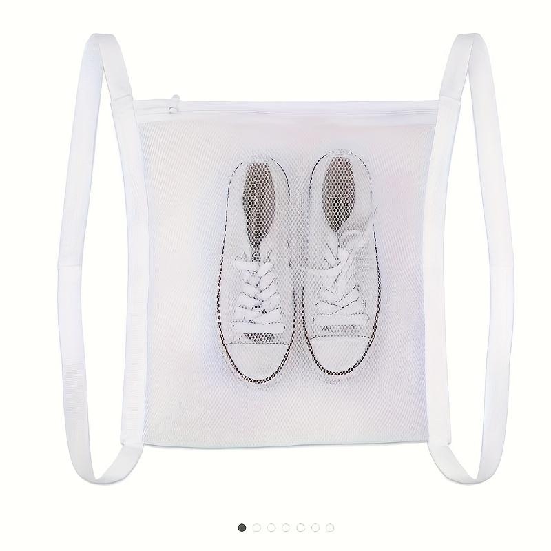 Dryer Bag, Dryer Door Shoe Net With Elastic Straps, Sneaker Dryer Bag, Wash Guard Bag With Zippers, Washing And Drying Special Bag For Shoes, Clothing, & Laundry, Home Organization (15.7 X 15.7)