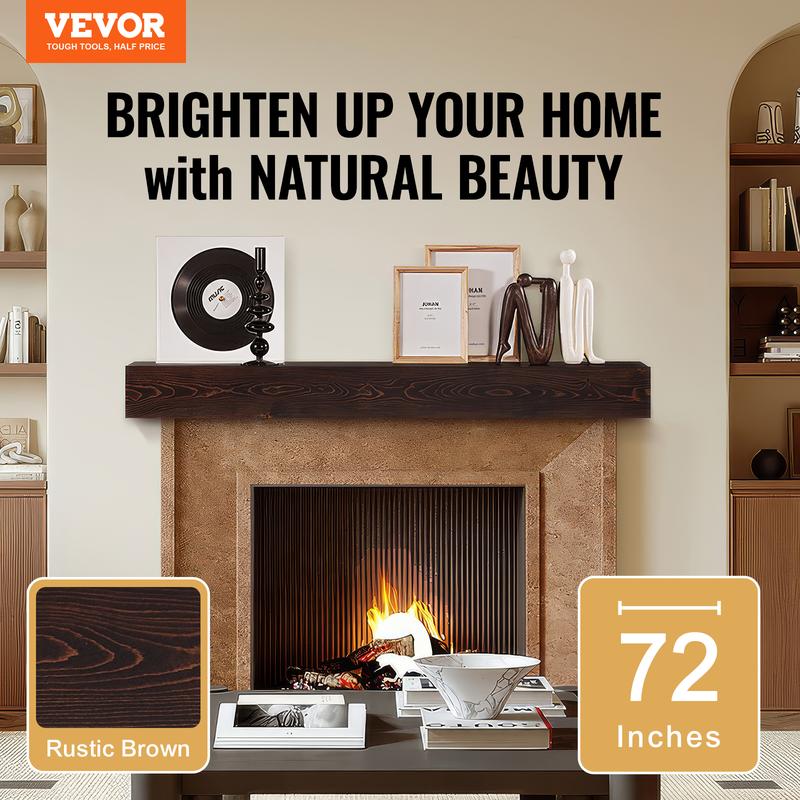 VEVOR Fireplace Mantel, 72