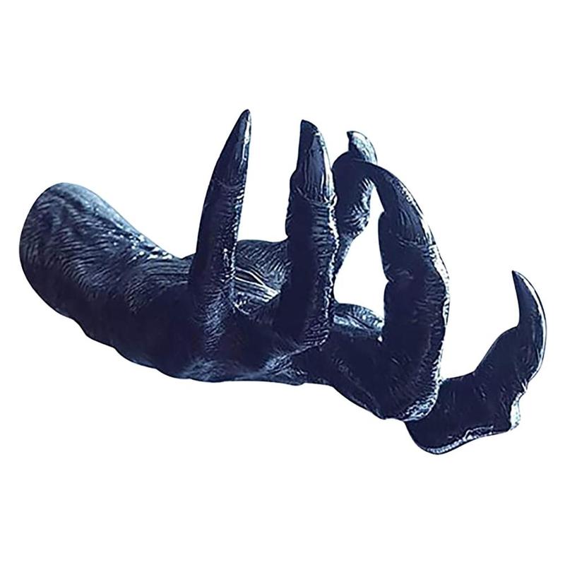 Witch's Demon Hand Wall Hanging Statue, 1 Count Aesthetic Art Sculpture, Horror Ghost Hand, Creative Props for Bedroom Living Room, Home Decor