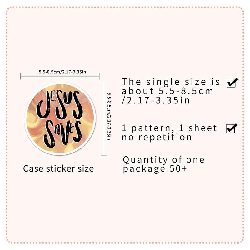 Boho Style Letter Pattern Sticker, 50pcs set Waterproof Self Adhesive Decor Paper, Decor Sticker for Gift Greeting Card Water Bottle Laptop Phone