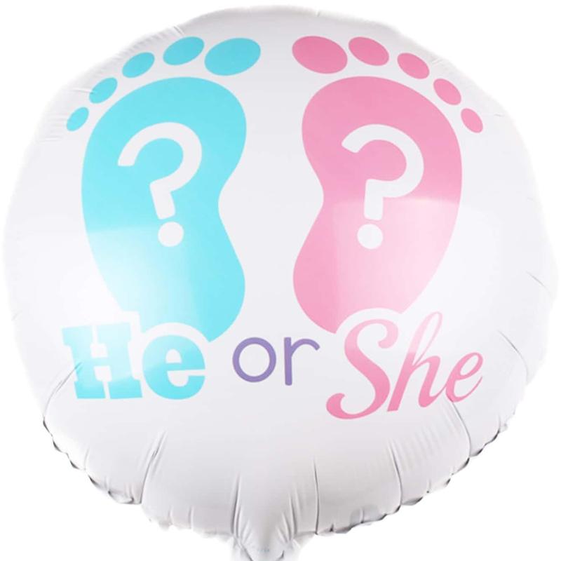 Gender Reveal Balloon for Birthday Party, 18pcs Confetti Balloon, Baby Shower Balloon, Party Decoration