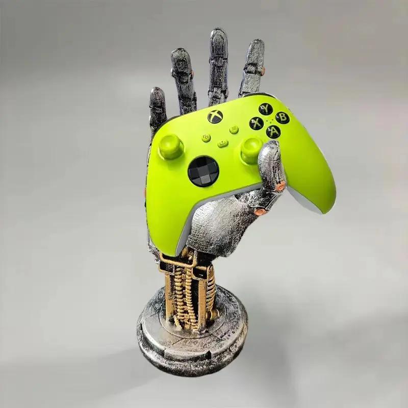 Cyberpunk Mechanical Hand Design Resin Ornament, 1 Count Creative Desktop Decoration, Home Decor Supplies for Living Room Bedroom Office