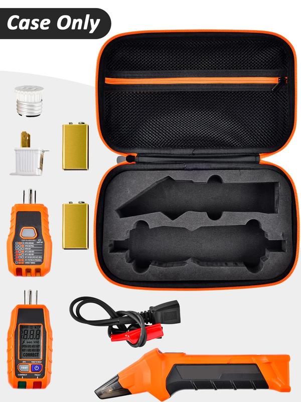 Storage Case for Circuit Breaker Finder, Outlet Repair Kit & GFCI Tester, Travel Organizer for Home & Office